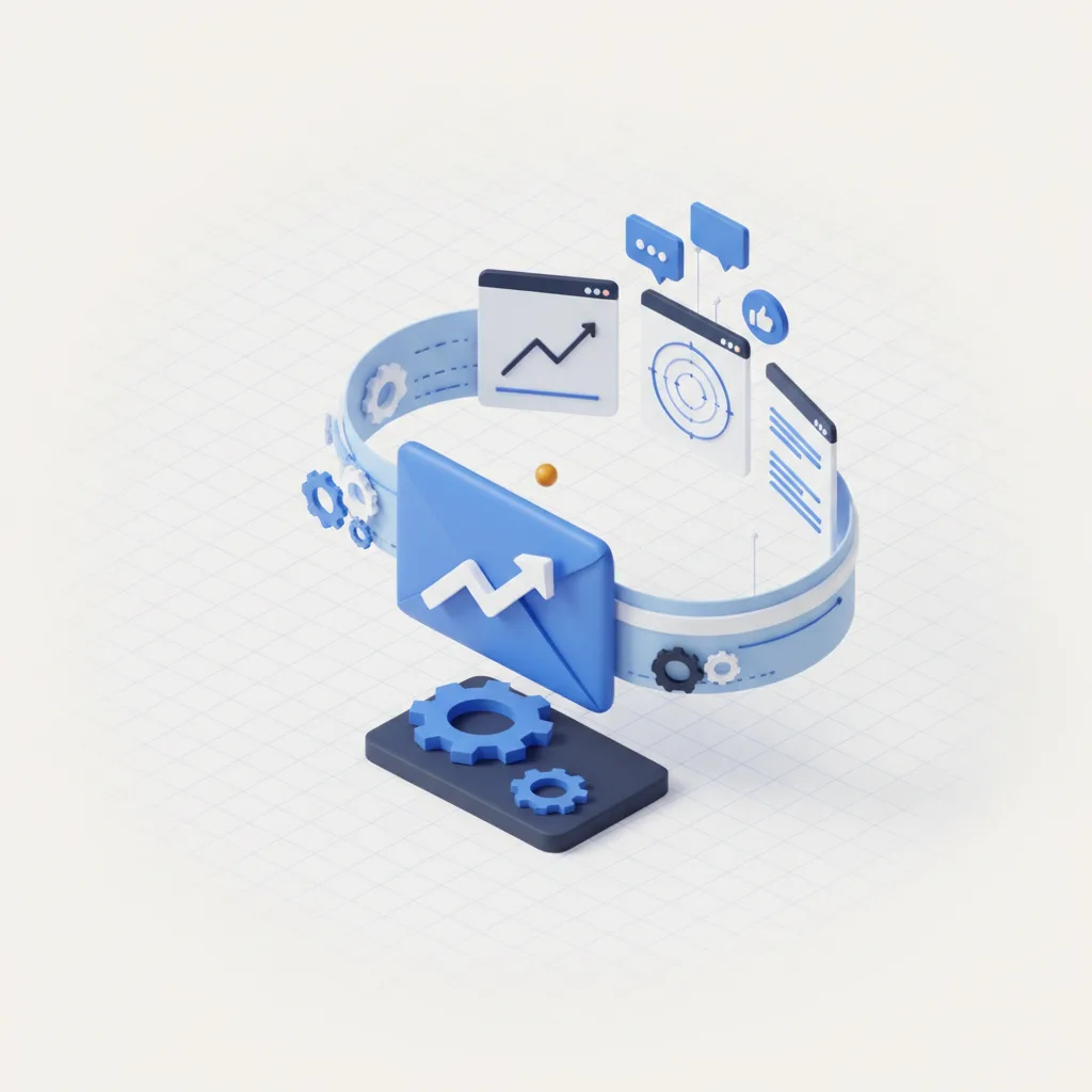 Illustration for "Why Email Automation Improves Customer Engagement" — Email Automation & Analytics